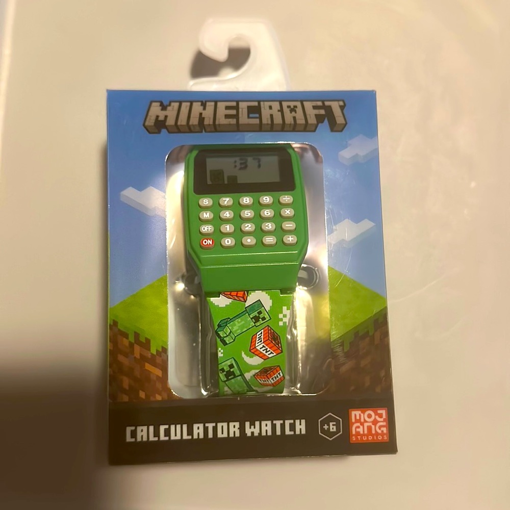 Kids MINECRAFT Calculator watch